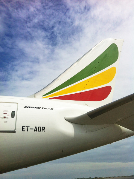 Ethiopian 787 Tail