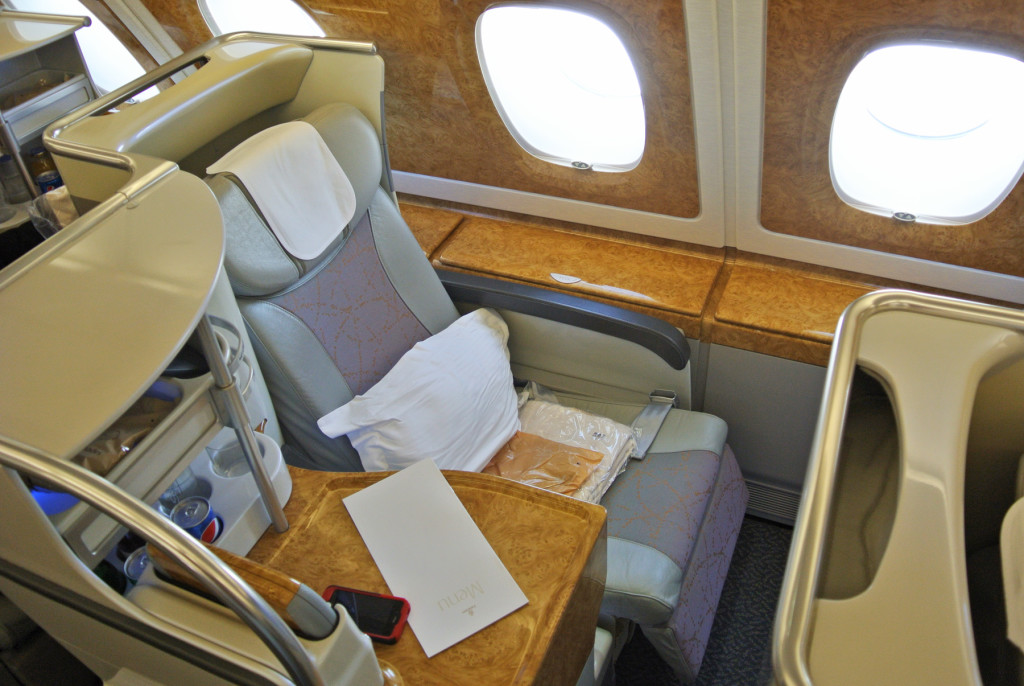 Emirates A380 Seat