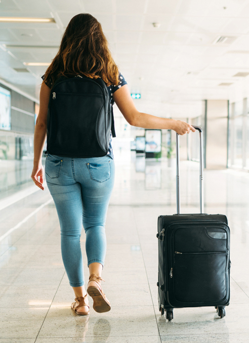 small spinner luggage