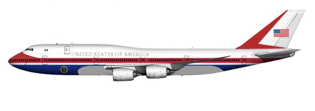new air force one boeing 747-8